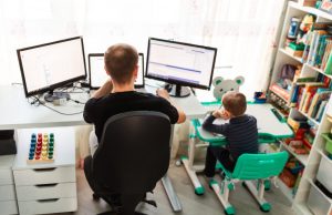 More than a third of workers still working remotely